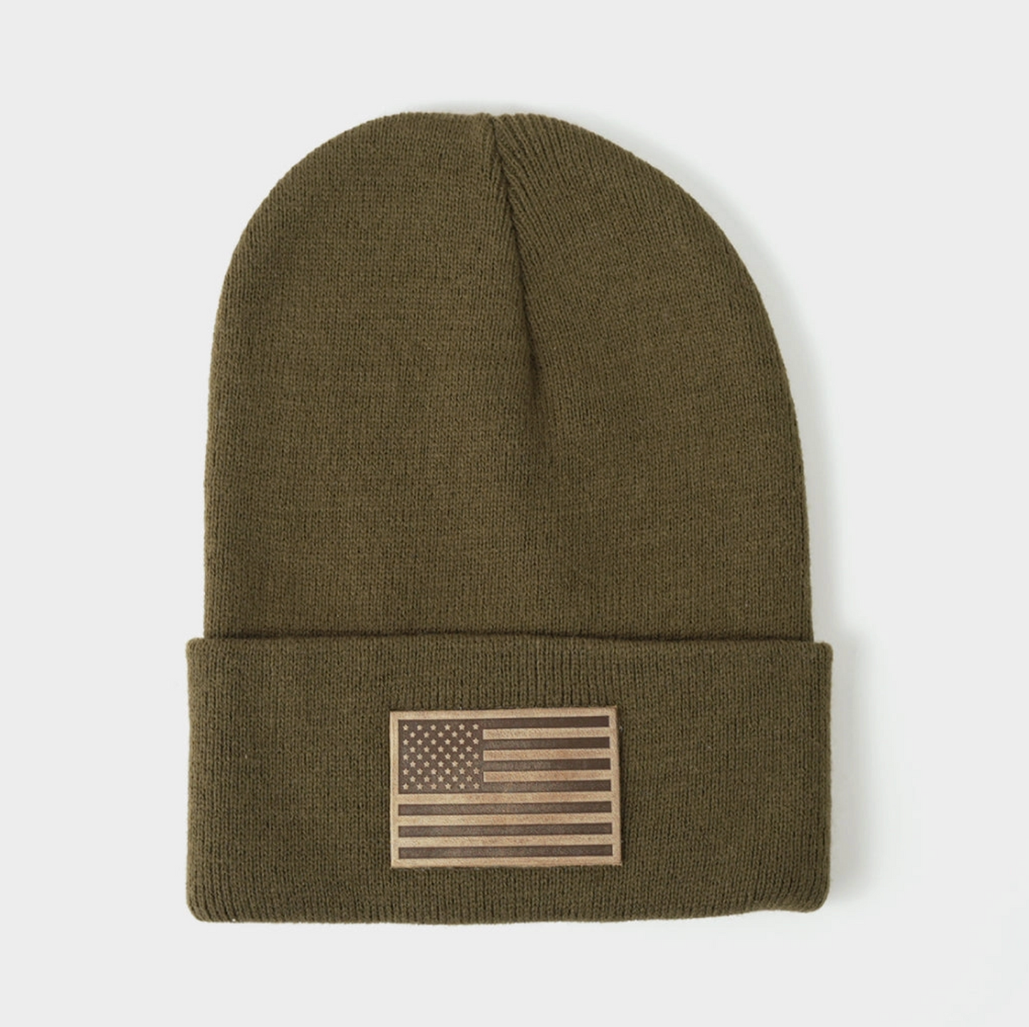 American Flag Knit Beanie