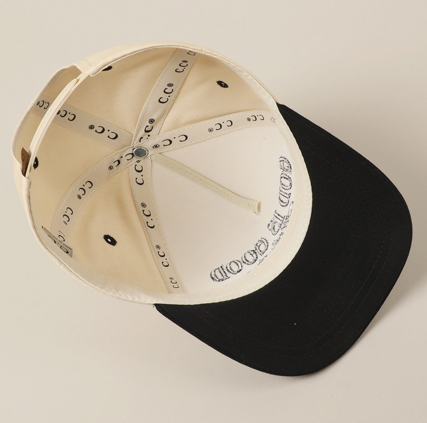 God Is Good All the Time Embroidery Trucker Hat