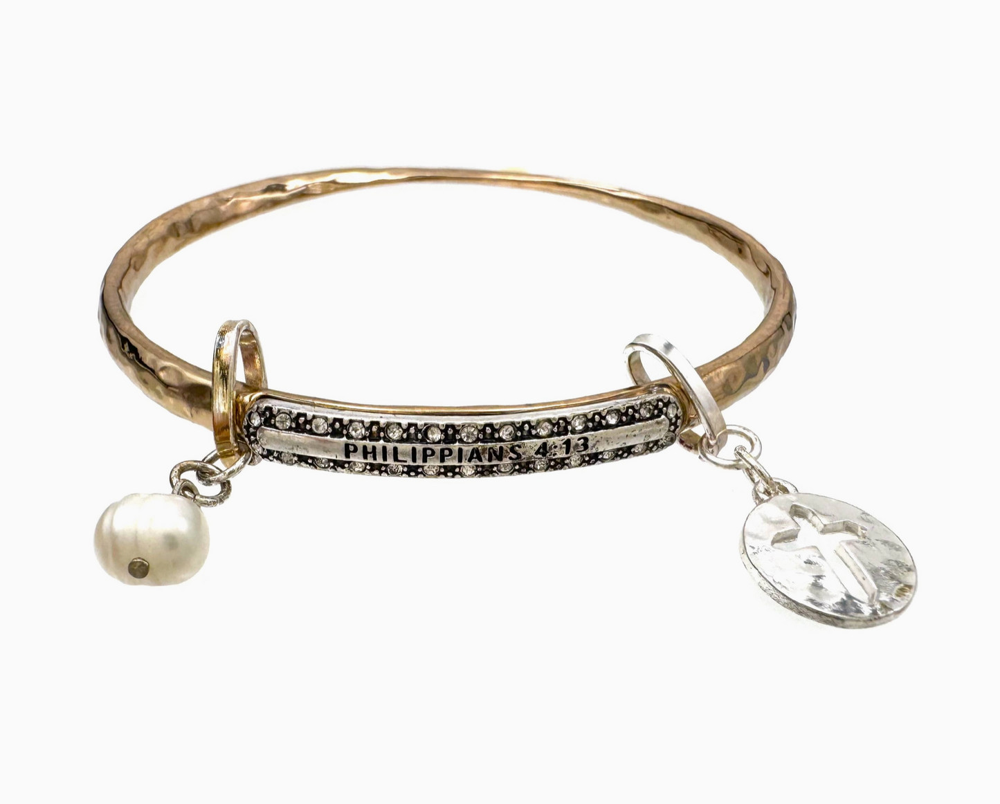 Philippians 4:13 Bangle Bracelet